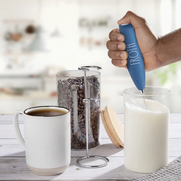 Kitchen Rae Dunn Froth Electric Milk Frother Cappuccino Latte Mixer